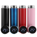 Double Wall Thermo Designer Time Marker Reminder With Led Temperature Display Vaccum Flask Stainless Steel Smart Water Bottle